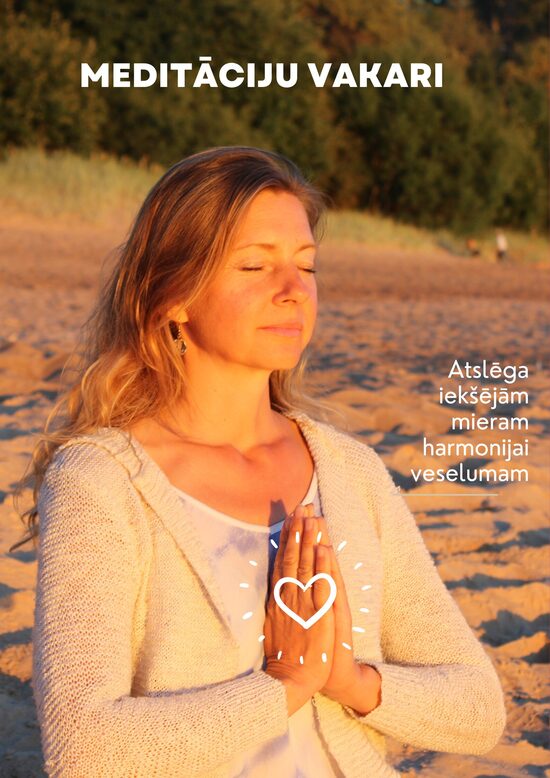 Meditāciju vakars klātienē